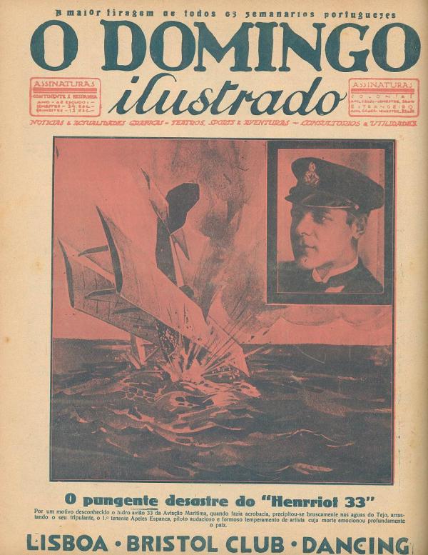 A capa de O Domingo Ilustrado de 12 de junho de 1927